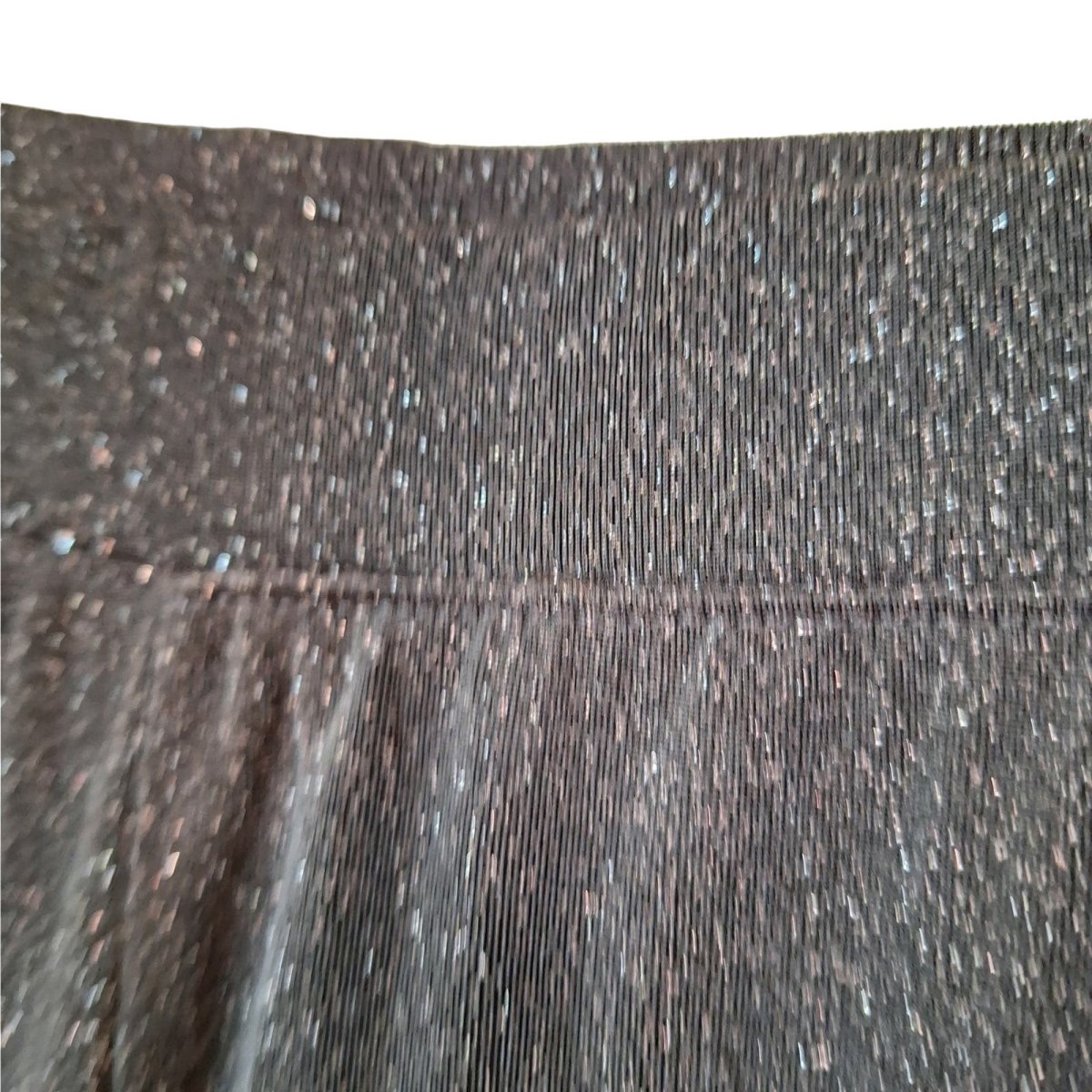 Y2K Black Stretch Metallic Glitter Wide Leg Pants Women Size 2X/3X - themallvintage The Mall Vintage