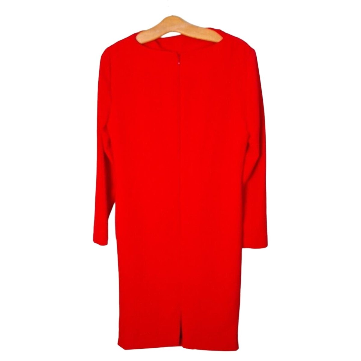 Vintage Ildi Marshall Red Cowl Neck Dress Women Size 6 S/M - themallvintage The Mall Vintage