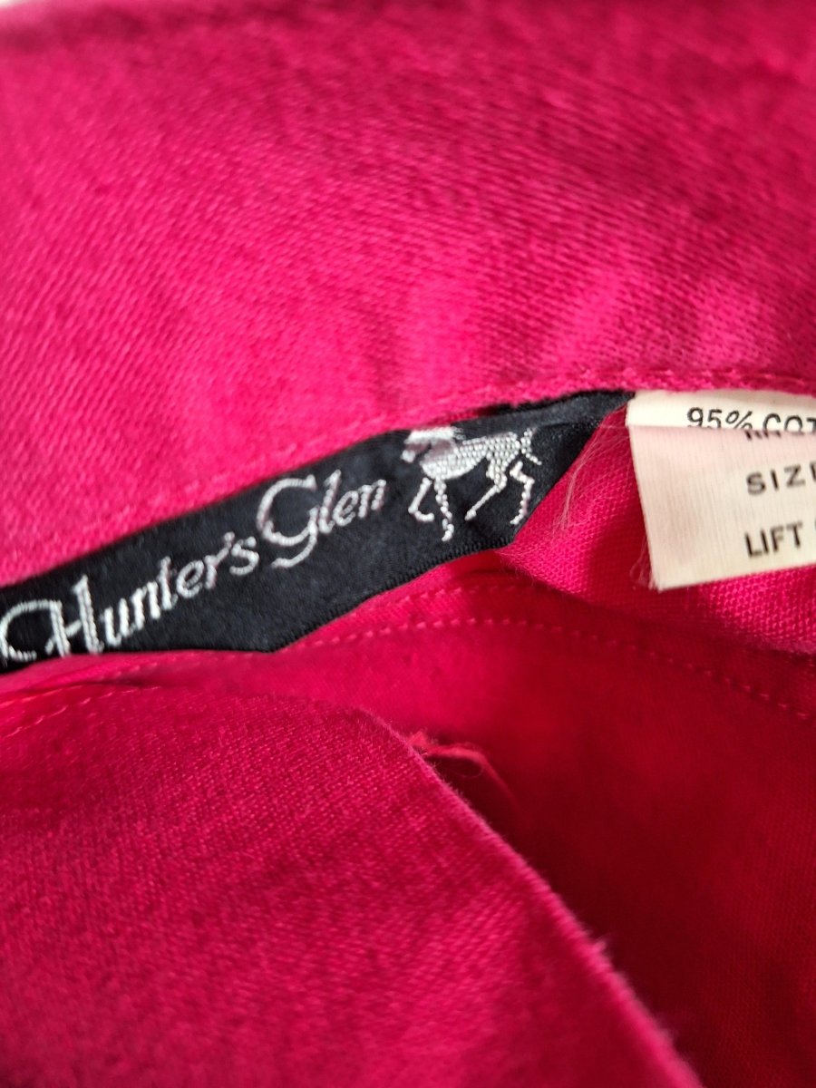 80s Hunter's Glen Hot Pink Hotpants Waist 28 - themallvintage The Mall Vintage