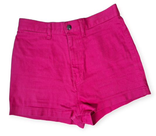 80s Hunter's Glen Hot Pink Hotpants Waist 28" - themallvintage The Mall Vintage 1980s Capsule Sale