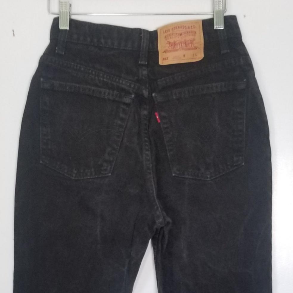 80s/90s Levi's 512 Slim & Tapered - Black Stone Wash 28x32 - themallvintage The Mall Vintage