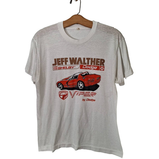 90s Ultra Thin Dodge Viper Tee Size Large - themallvintage The Mall Vintage