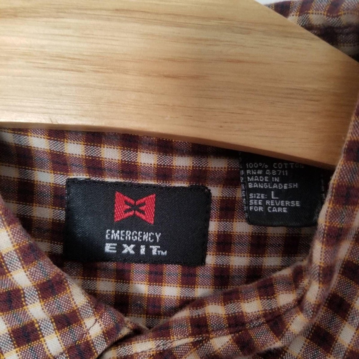 90s/Y2K Oversized Plaid Buttondown Shirt Men Large - themallvintage The Mall Vintage