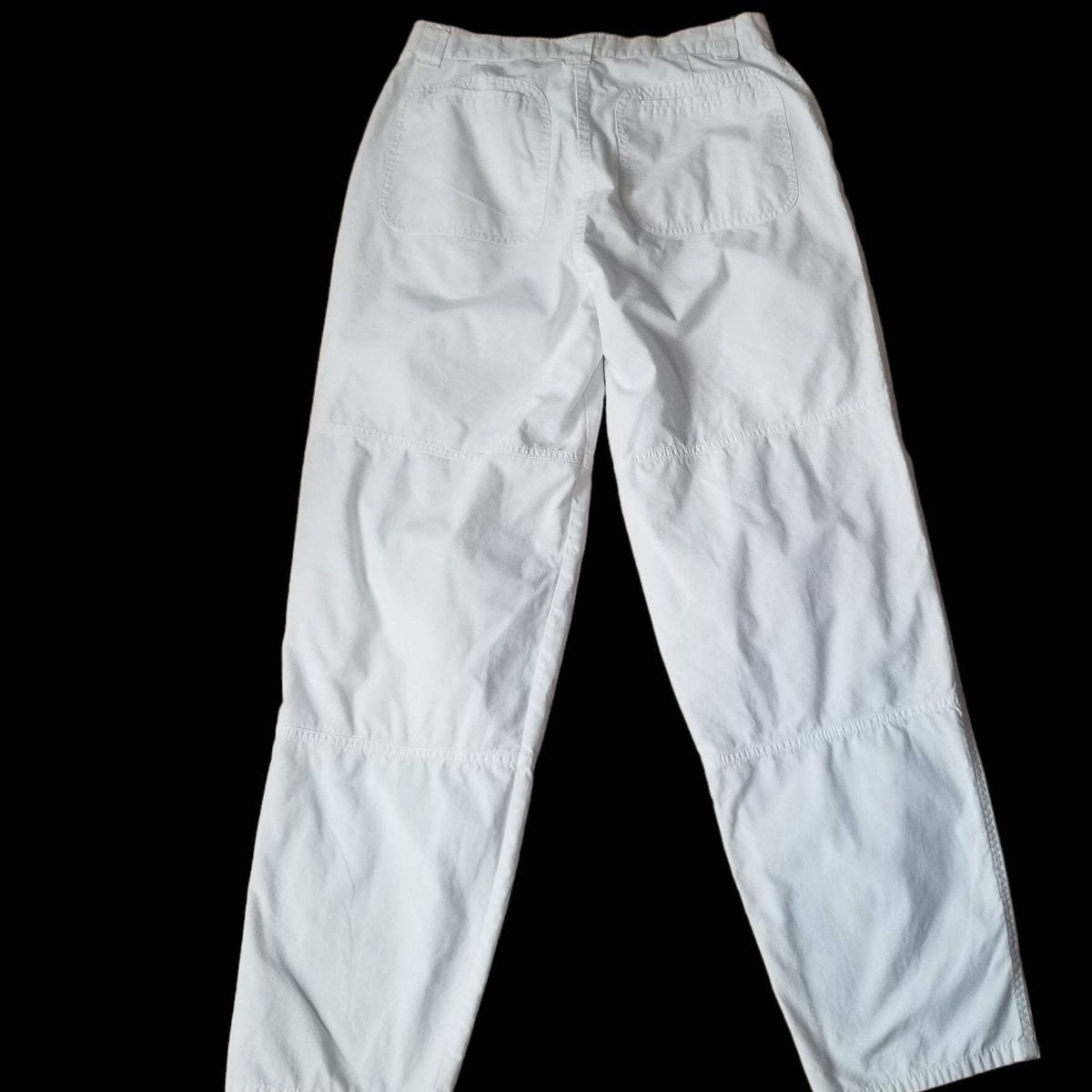 RARE 80s White Cargo Pants Men 31X30 - themallvintage The Mall Vintage