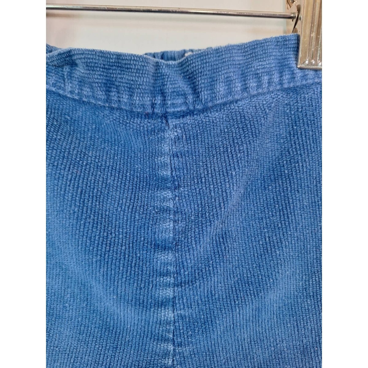 Vintage 70s Toddler Dusty Blue Corduroy Pants 2T - themallvintage The Mall Vintage