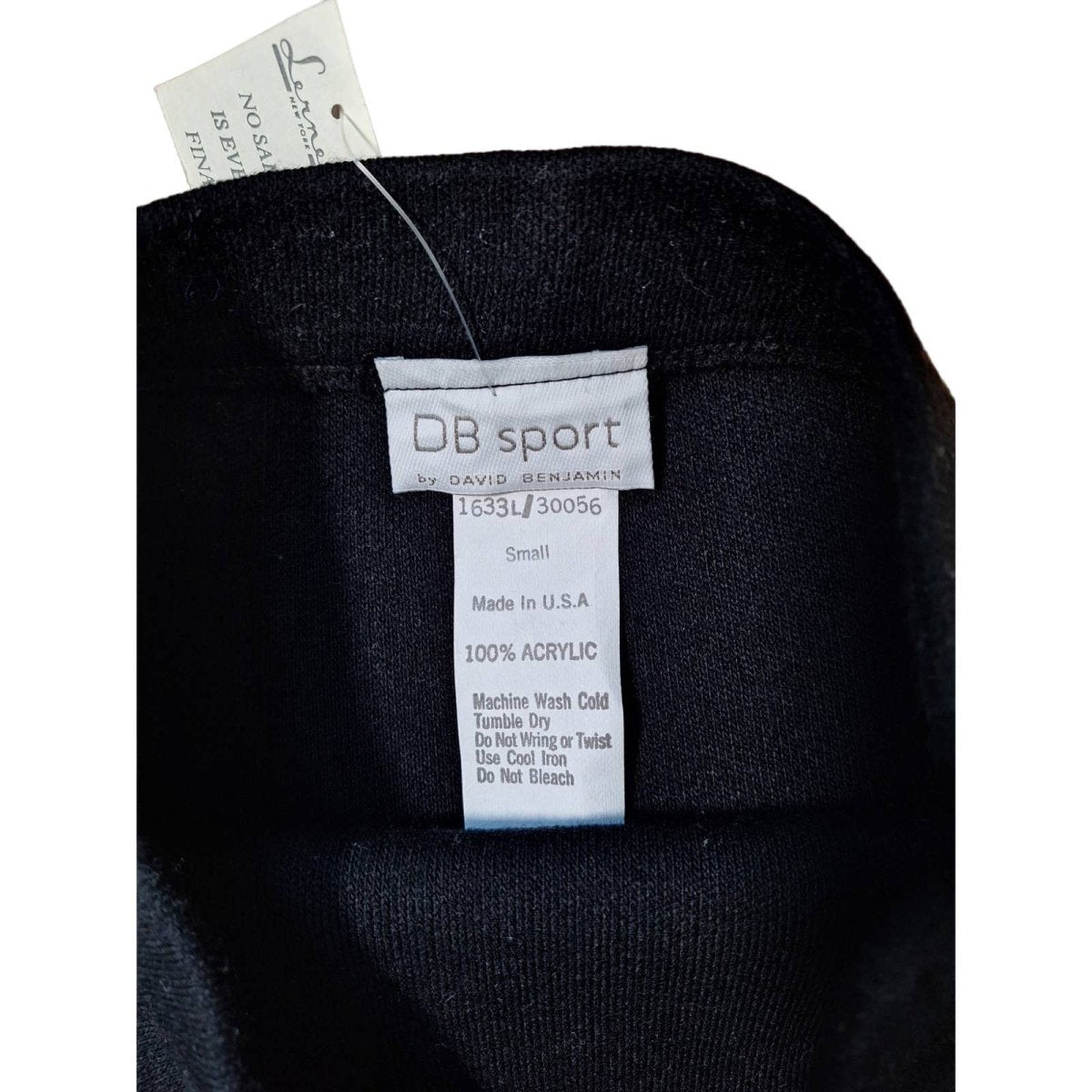 Vintage 80s Sweater Knit Black Midi/Maxi Skirt Size Small - themallvintage The Mall Vintage