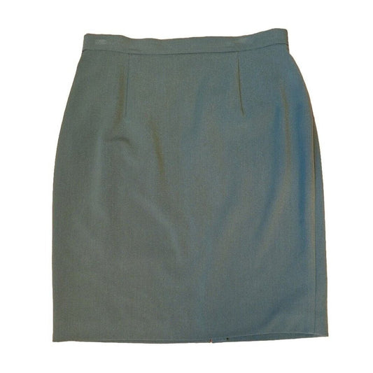 Vintage 80s/90s Olive Green Straight Skirt Women SIze 18W - themallvintage The Mall Vintage 1980s 1990s Business Casual
