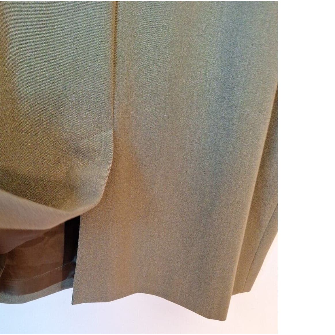 Vintage 80s/90s Olive Green Straight Skirt Women SIze 18W - themallvintage The Mall Vintage