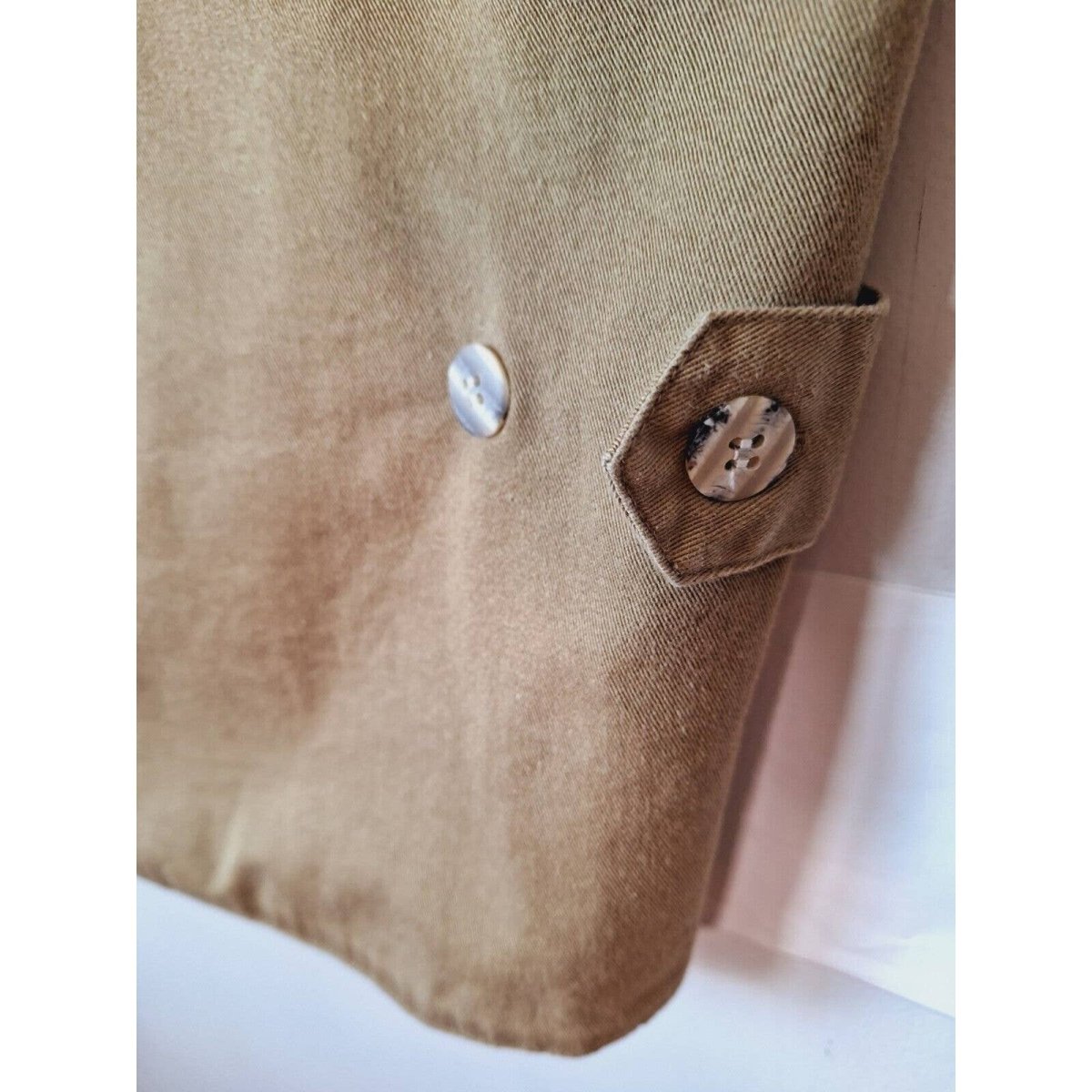 Vintage 80s/90s Olive/ Khaki Wool Blend 6 Button Vest Size Men XL - themallvintage The Mall Vintage