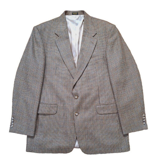 Vintage 90s Wool Earth Tones Tweed Sport Coat Men's Size 44L - themallvintage The Mall Vintage