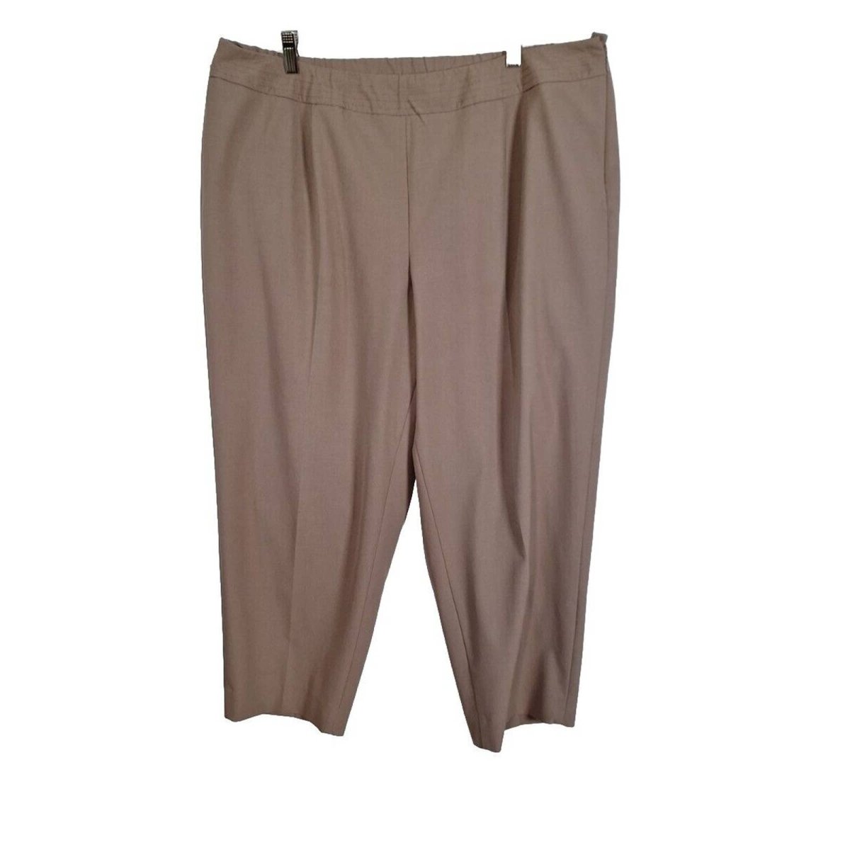 Vintage 90s/Y2K Taupe Stretch Dress Pants Women's Size 18WP - themallvintage The Mall Vintage